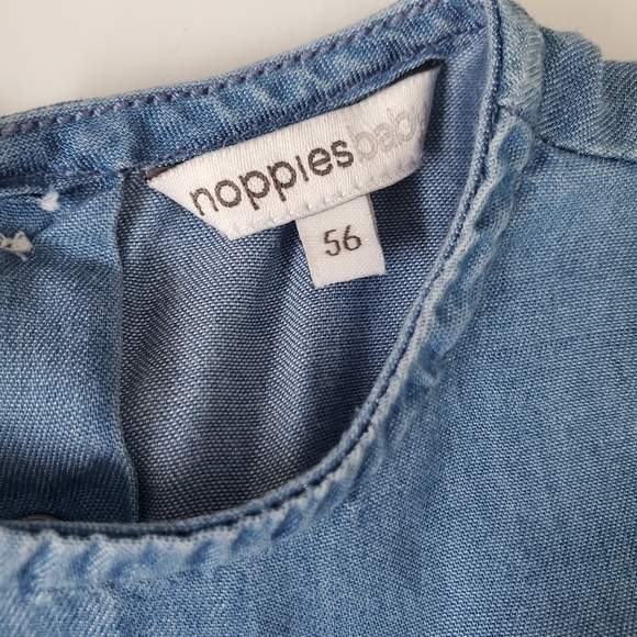 Denim blue Noppies baby top - Picture 3 of 4